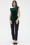 North Velvet Top - Greige Goods