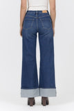 Fiona Wide Leg Jeans - Greige Goods