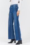 Margot Jeans with Side Stripes - Greige Goods