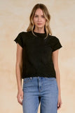 Short Sleeve Crewneck Sweater