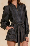 Front Tie Romper