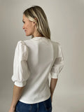 Mixed Media Tee - Greige Goods