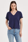 Janara Cuff Sleeve Blouse - Greige Goods