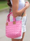 Ezra Mini Crossbody Tote - Greige Goods