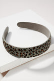 Animal print calf hair headband - Greige Goods