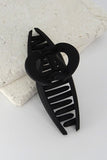 Twisted Matte Hair Clip - Greige Goods
