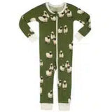 B Greige Baby Zip PJs - Greige Goods
