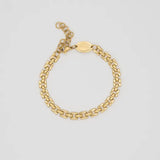 Squared Chain Bracelet - Greige Goods