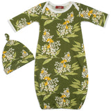 Greige Baby Gown & Hat Set - Greige Goods