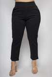 Curvy Girl High Waist Work Pant - Greige Goods