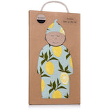 Greige Baby Gown & Hat Set - Greige Goods