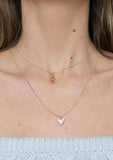 Mini Aspen Initial Necklace - Greige Goods
