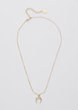 Opal Moon Necklace - Greige Goods