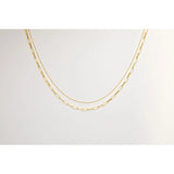 Square Link Choker - Greige Goods