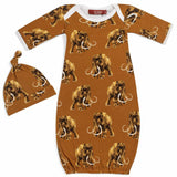 Greige Baby Gown & Hat Set - Greige Goods