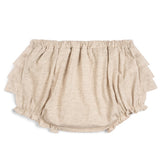 Greige Baby Ruffle Bloomer - Greige Goods