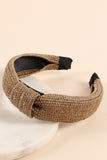 Straw Top Knot Headband - Greige Goods