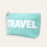 Zippered Teddy Pouch - Greige Goods